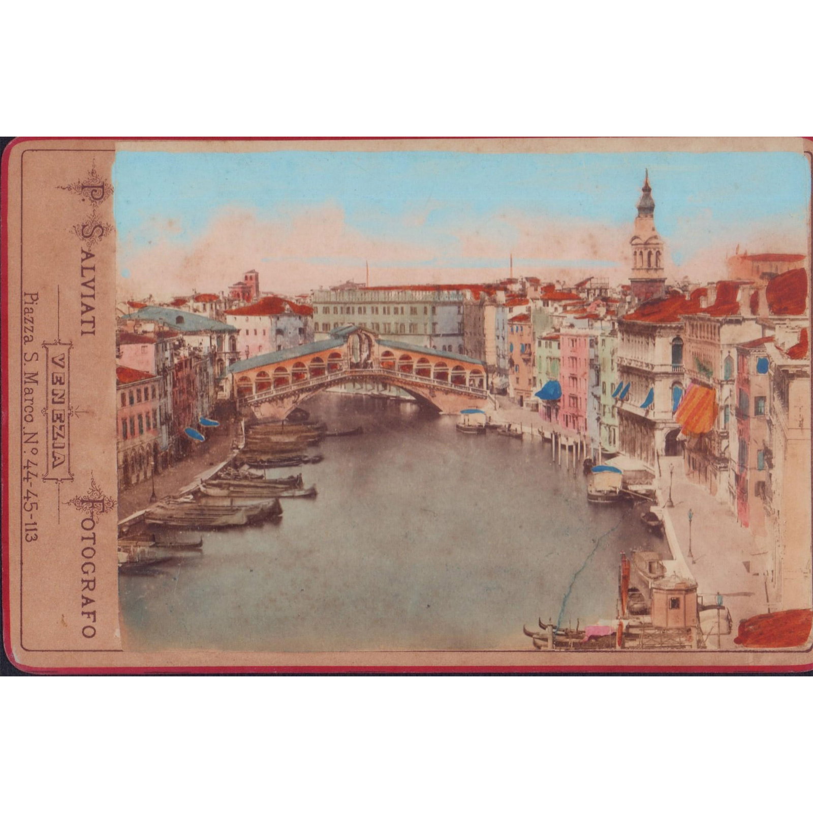 Paolo Salviati, Hand Colored Albumen Photographs Venice (1 of 2)