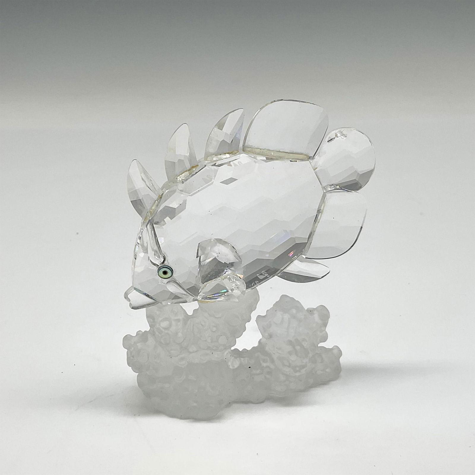 Swarovski Silver Crystal Figurine, Butterfly Fish on Coral (1 of 4)