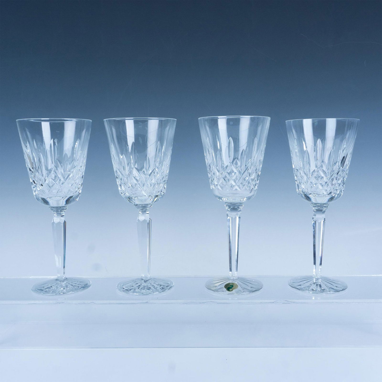 4pc Waterford Crystal Lismore Goblets Auction