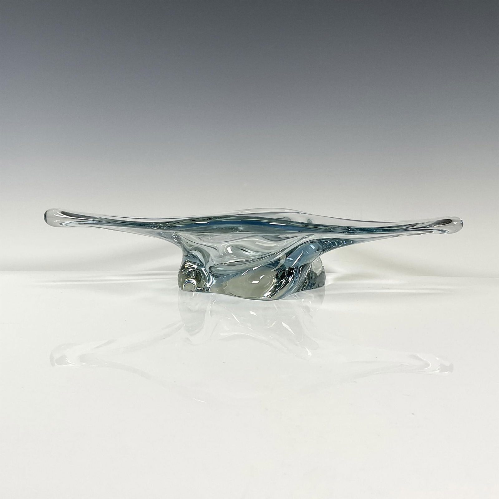 Mid Century Modern Freeform Art Glass Centerpiece (1 of 3)