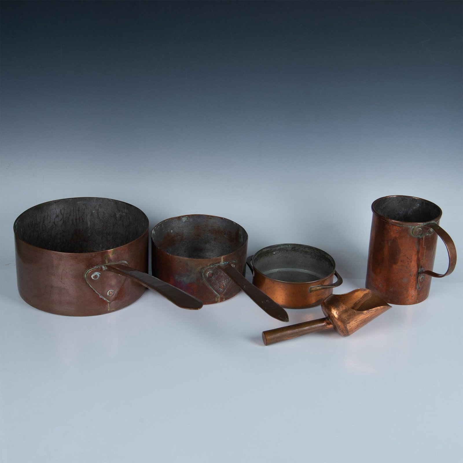 5pc Vintage Copper Kitchenware (1 of 7)