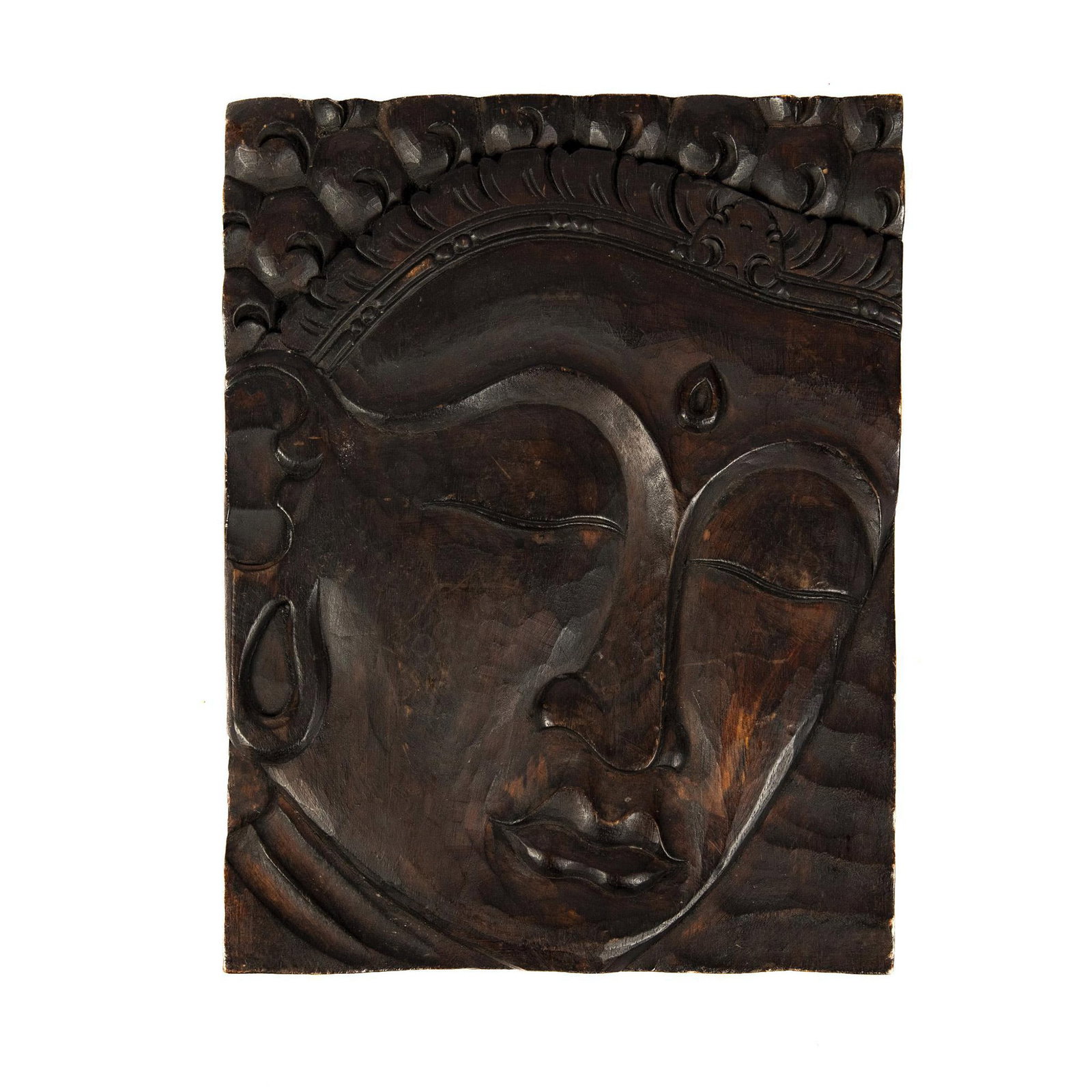 Buddha Wall Art Carving (1 of 2)