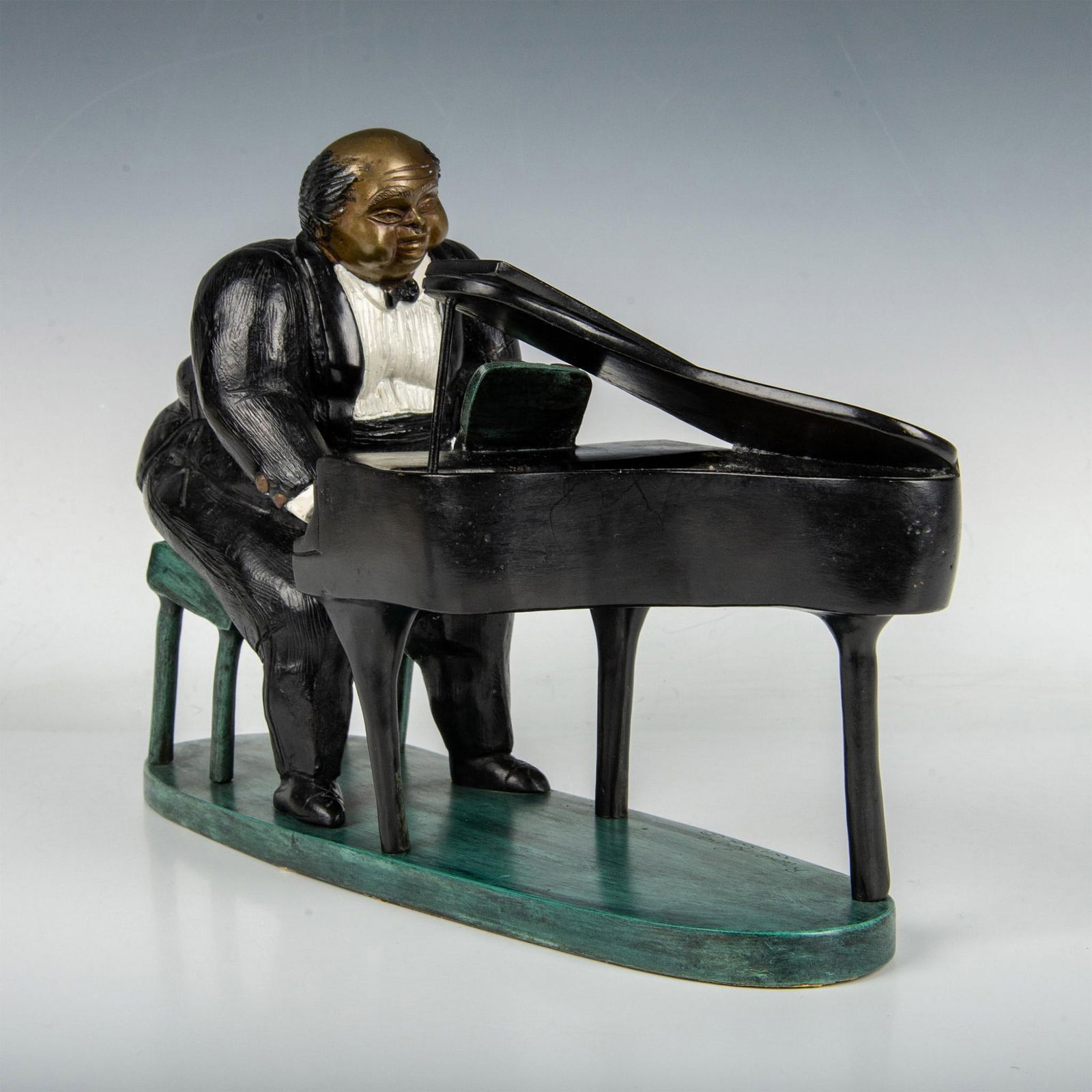 Bruno Luna Bronze Musician Statue, Piano Player (1 of 5)