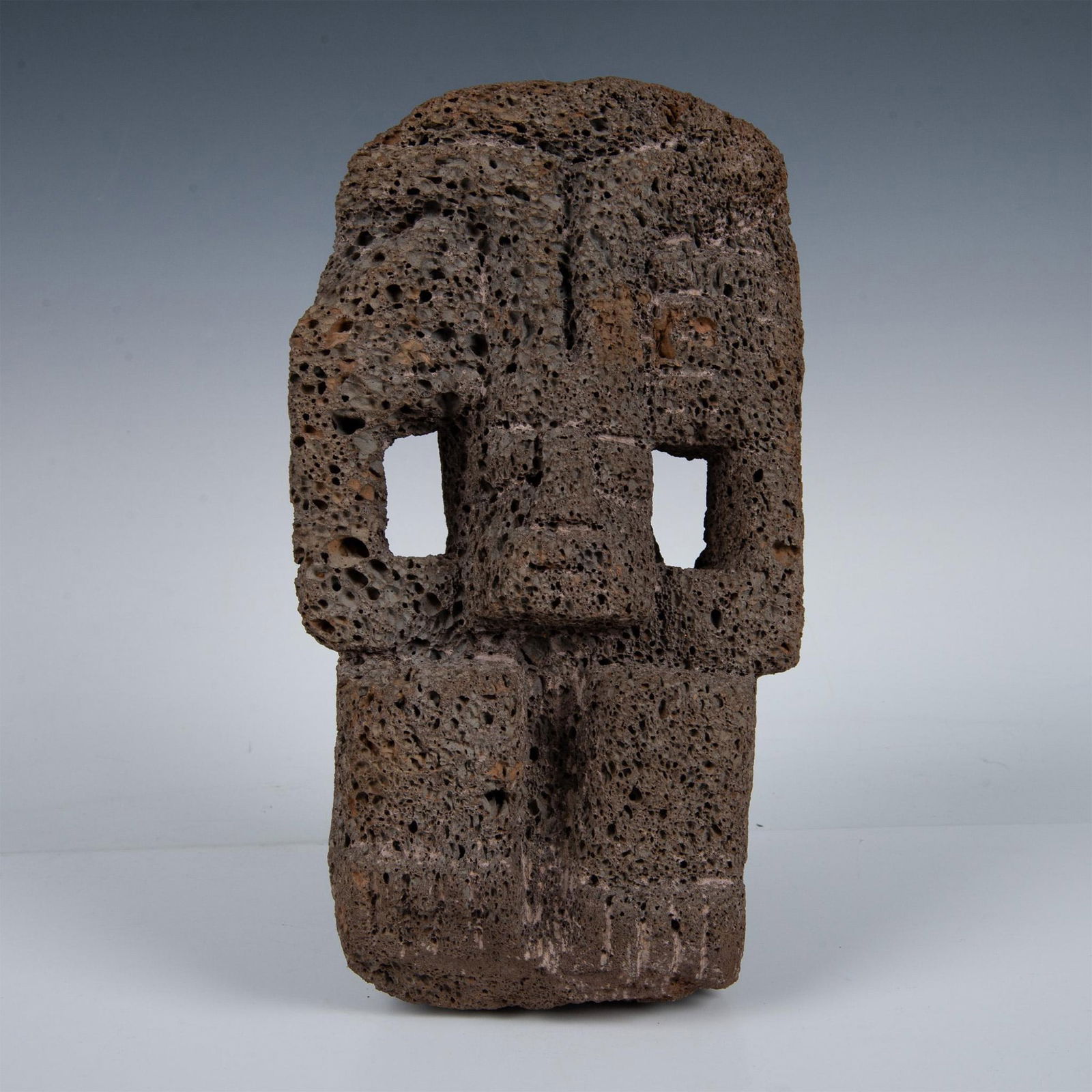 Pre-Columbian Style Volcanic Rock Carved Sculpture (1 of 5)