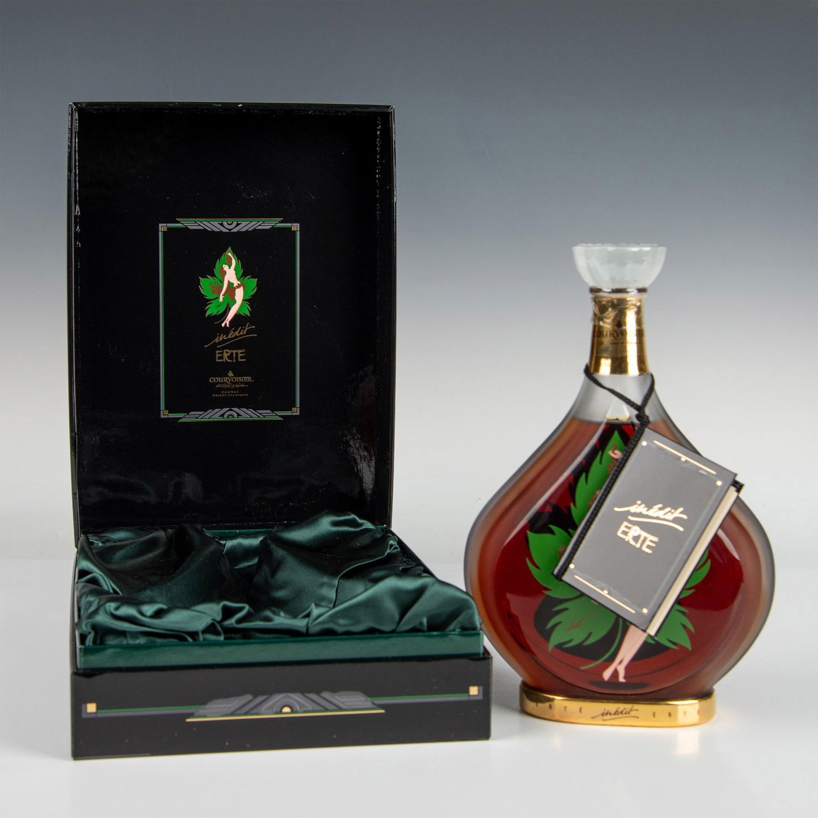 Erte Courvoisier Cognac Inedit Sealed Bottle (1 of 7)