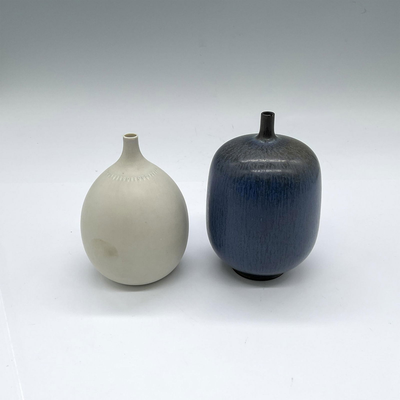 2pc Gustavsberg Studio by Lindberg & Friberg Pottery Vases (1 of 4)