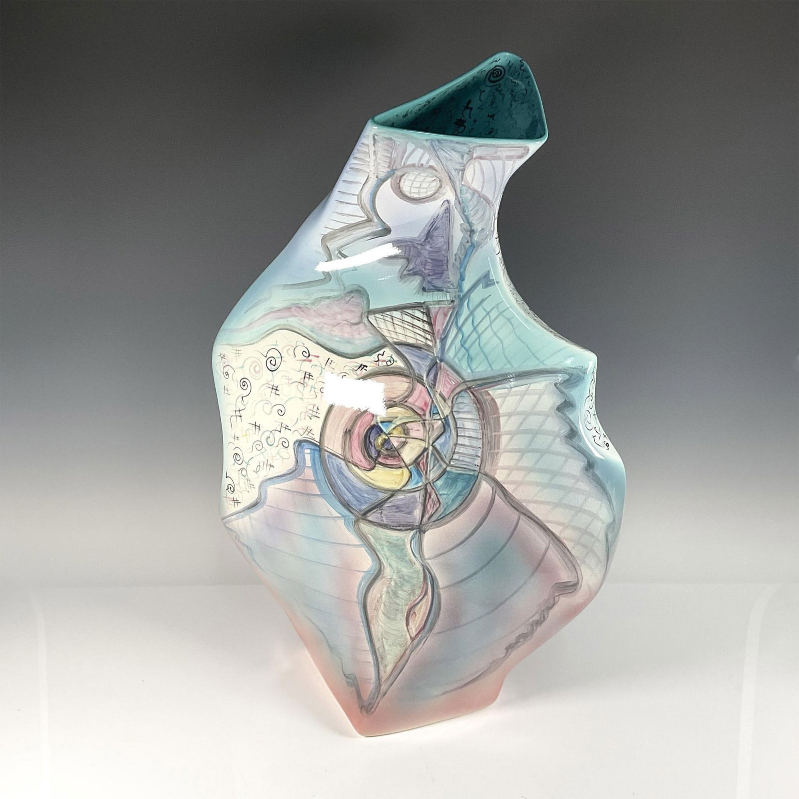 Harris Cies Large Contemporary Art Vase, Signed (1 of 3)