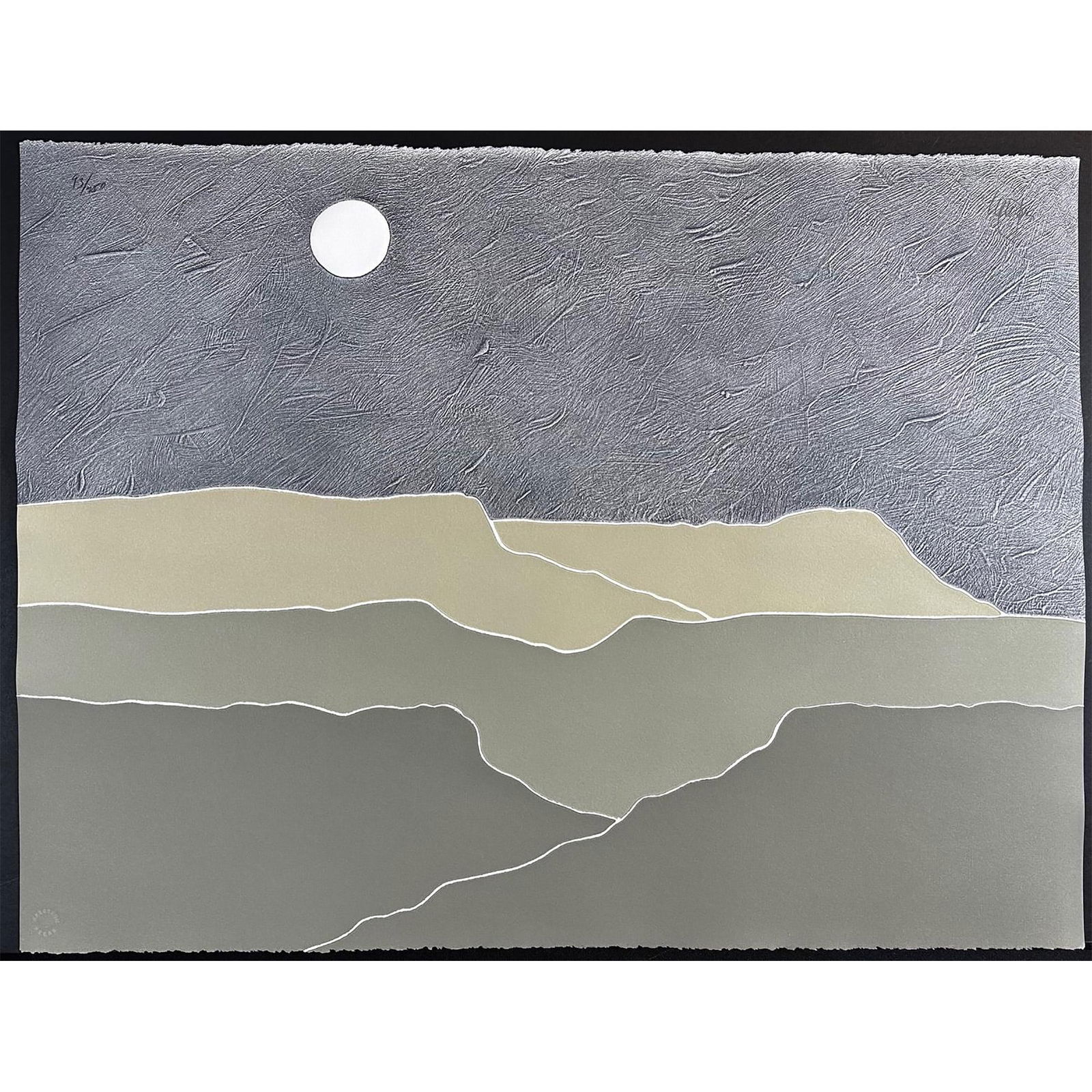 Peter Keefer (American 1933) Serigraph Taos Dusk Signed (1 of 3)