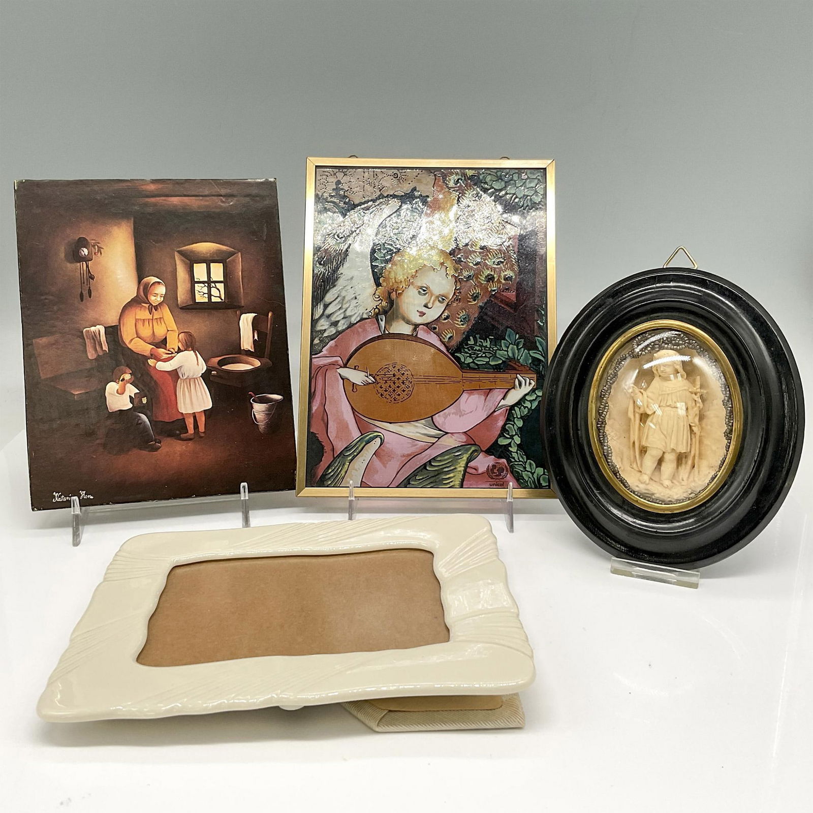 4pc Decor Items, Mixed Small Art Lot (1 of 2)