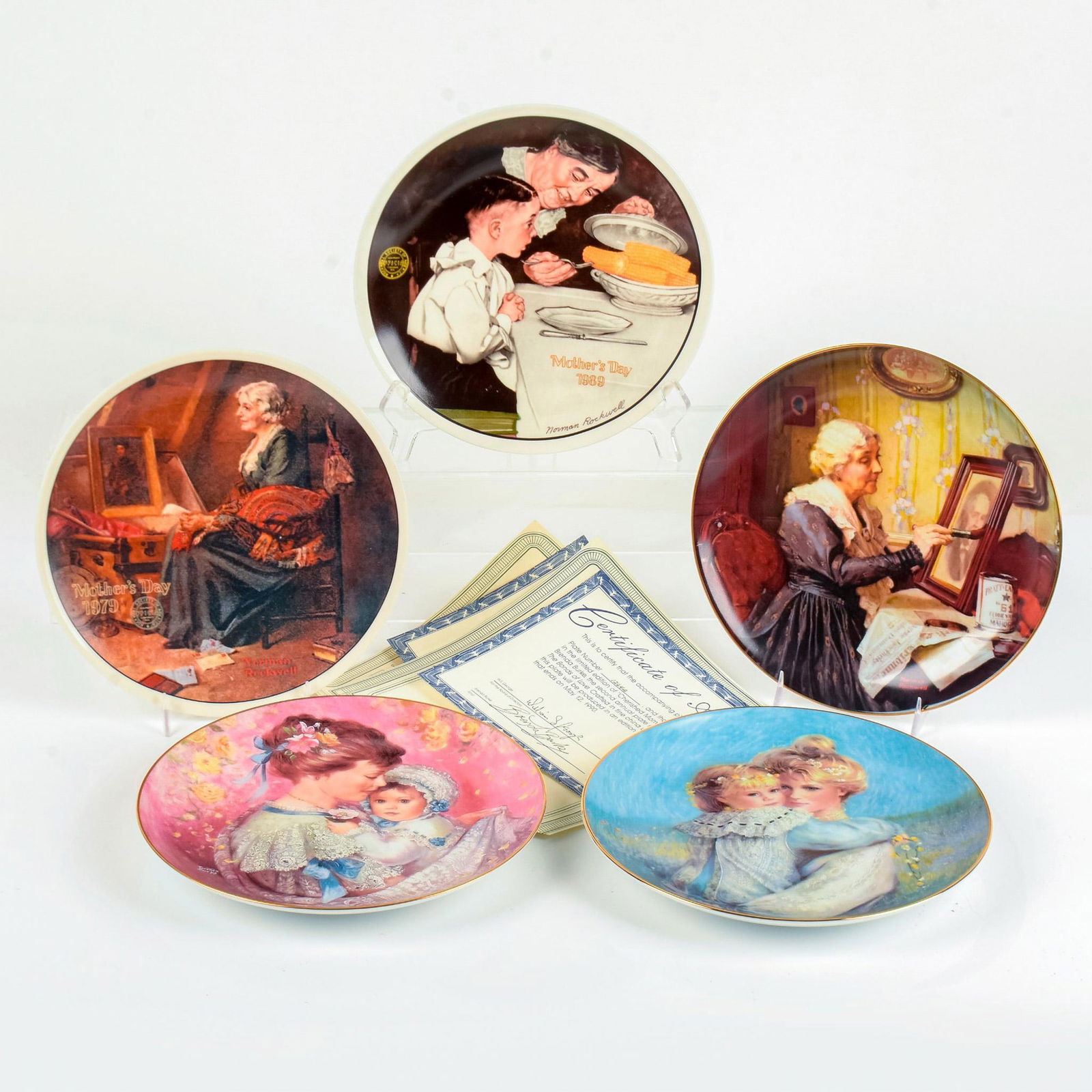 5pc Assorted Decorative Mother & Grandmother Plates (1 of 4)