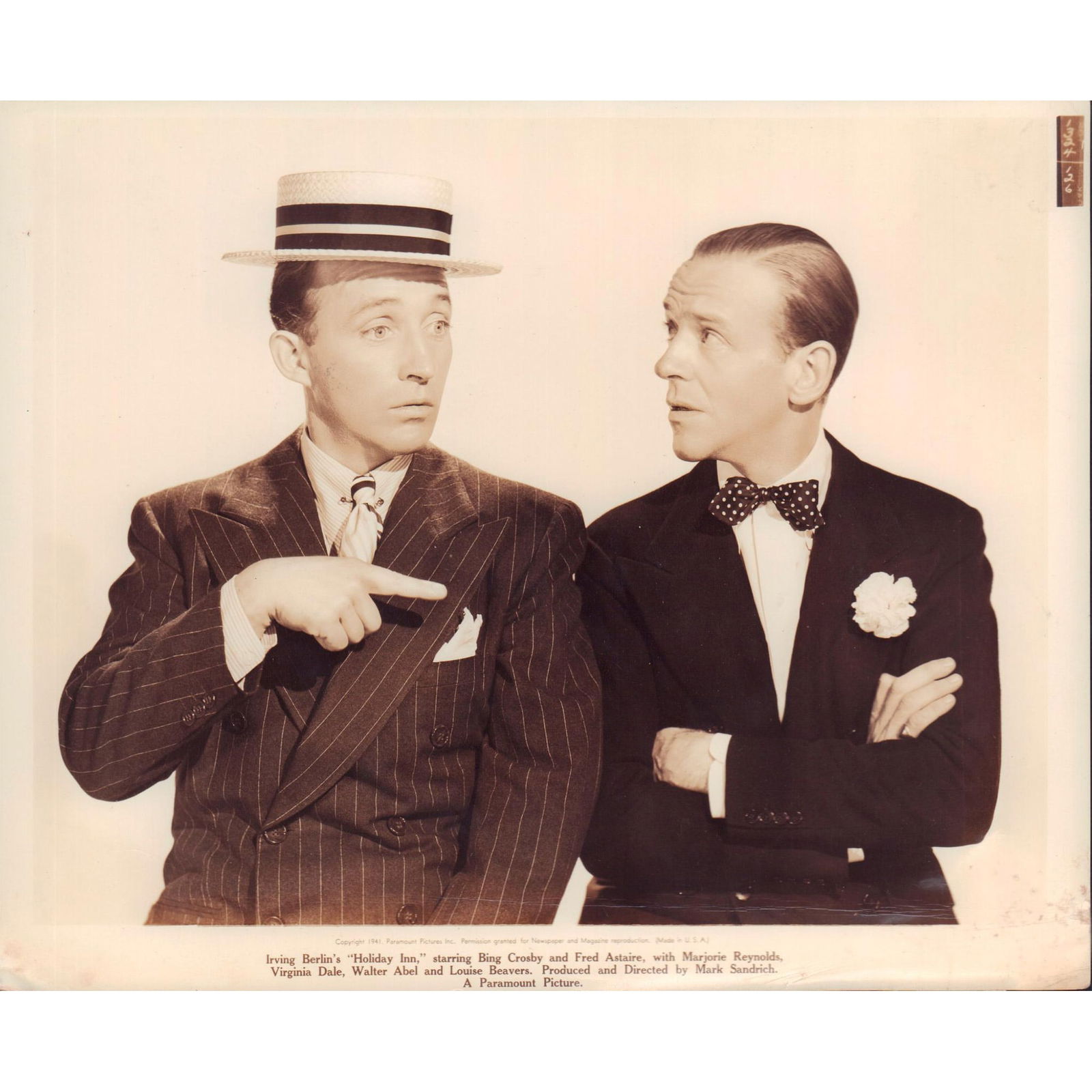 Photograph of Fred Astaire and Bing Crosby (1 of 1)