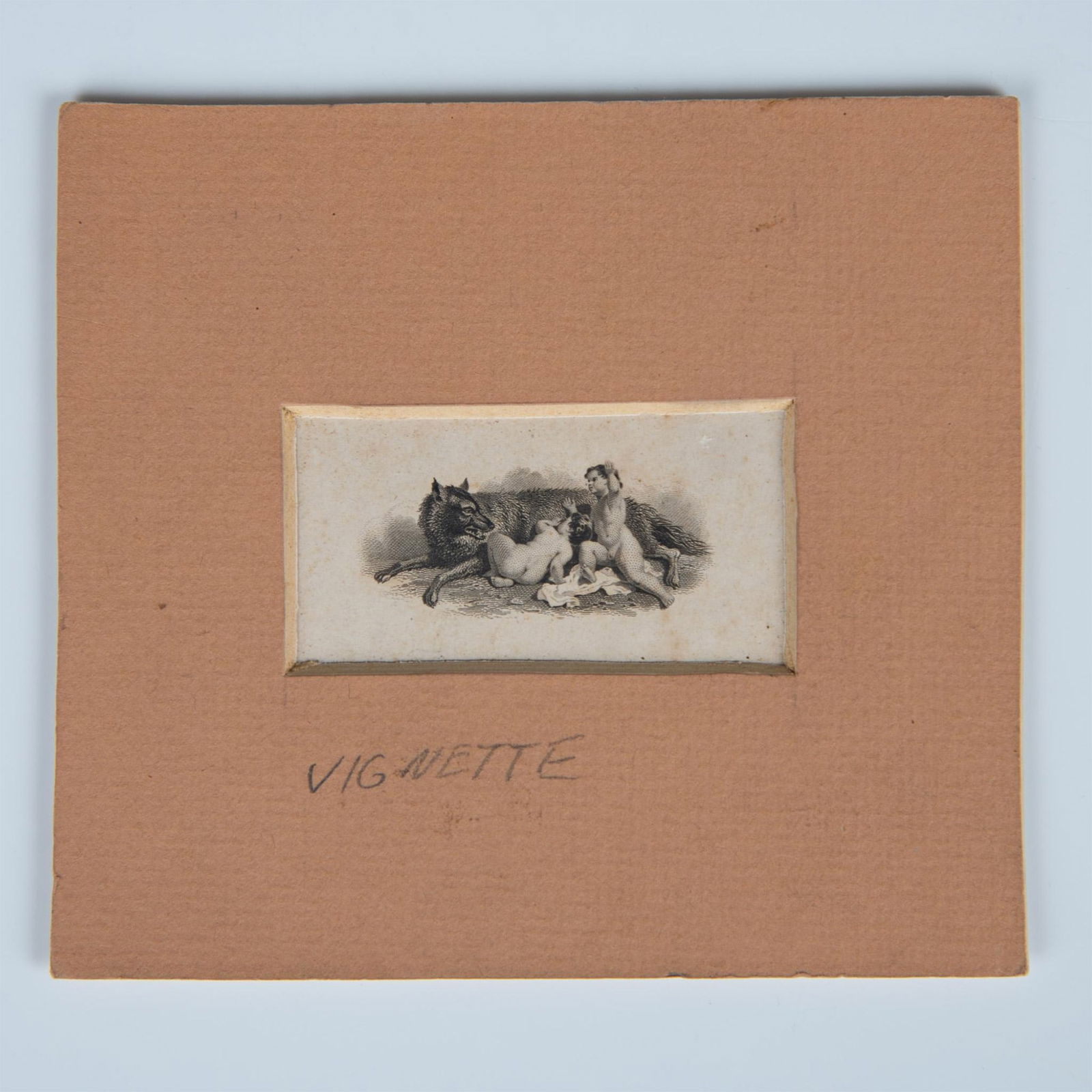 Antique Die Proof Bank Note Vignette, Mythology (1 of 3)