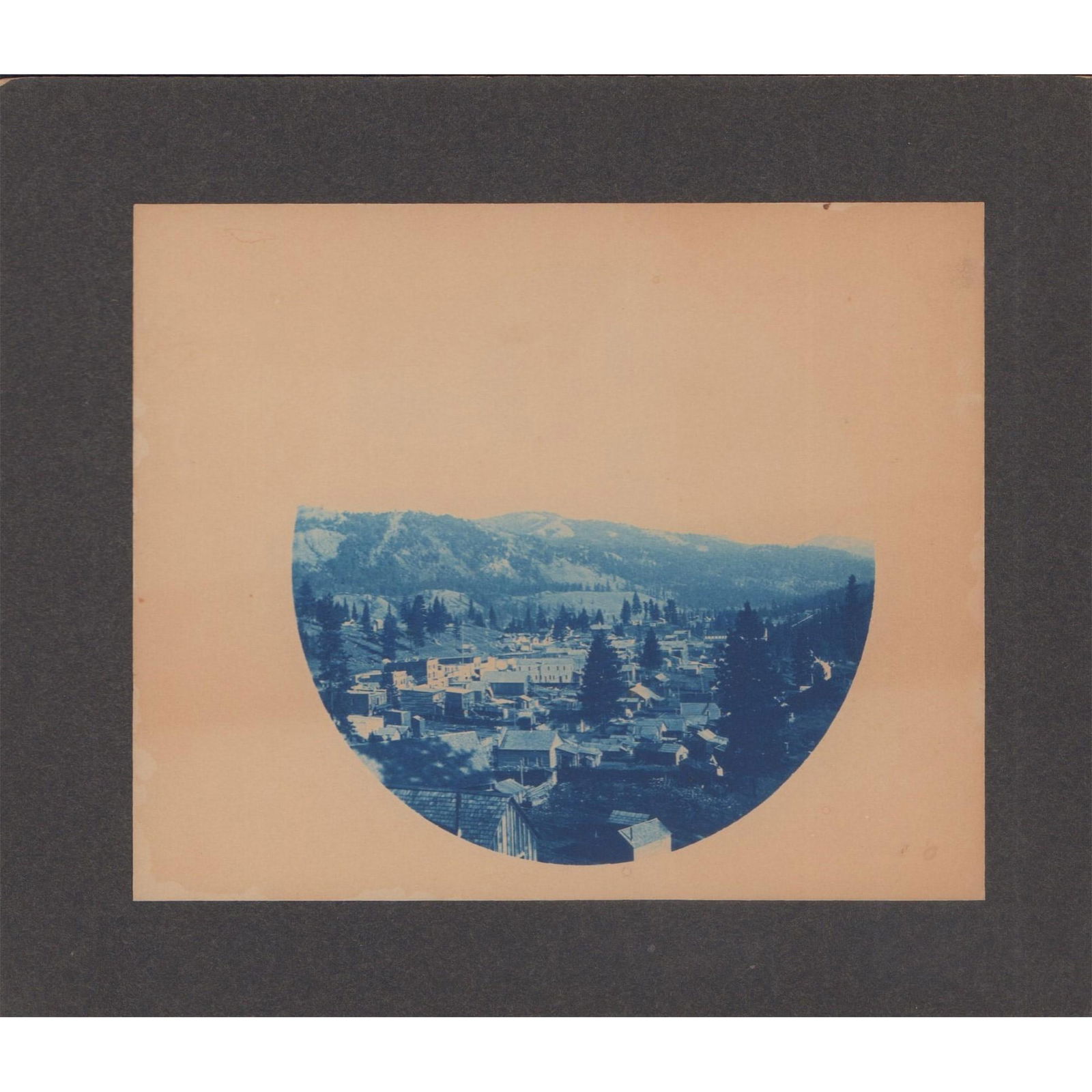 Set of Antique Cyanotype Photographs Republic Washington (1 of 8)