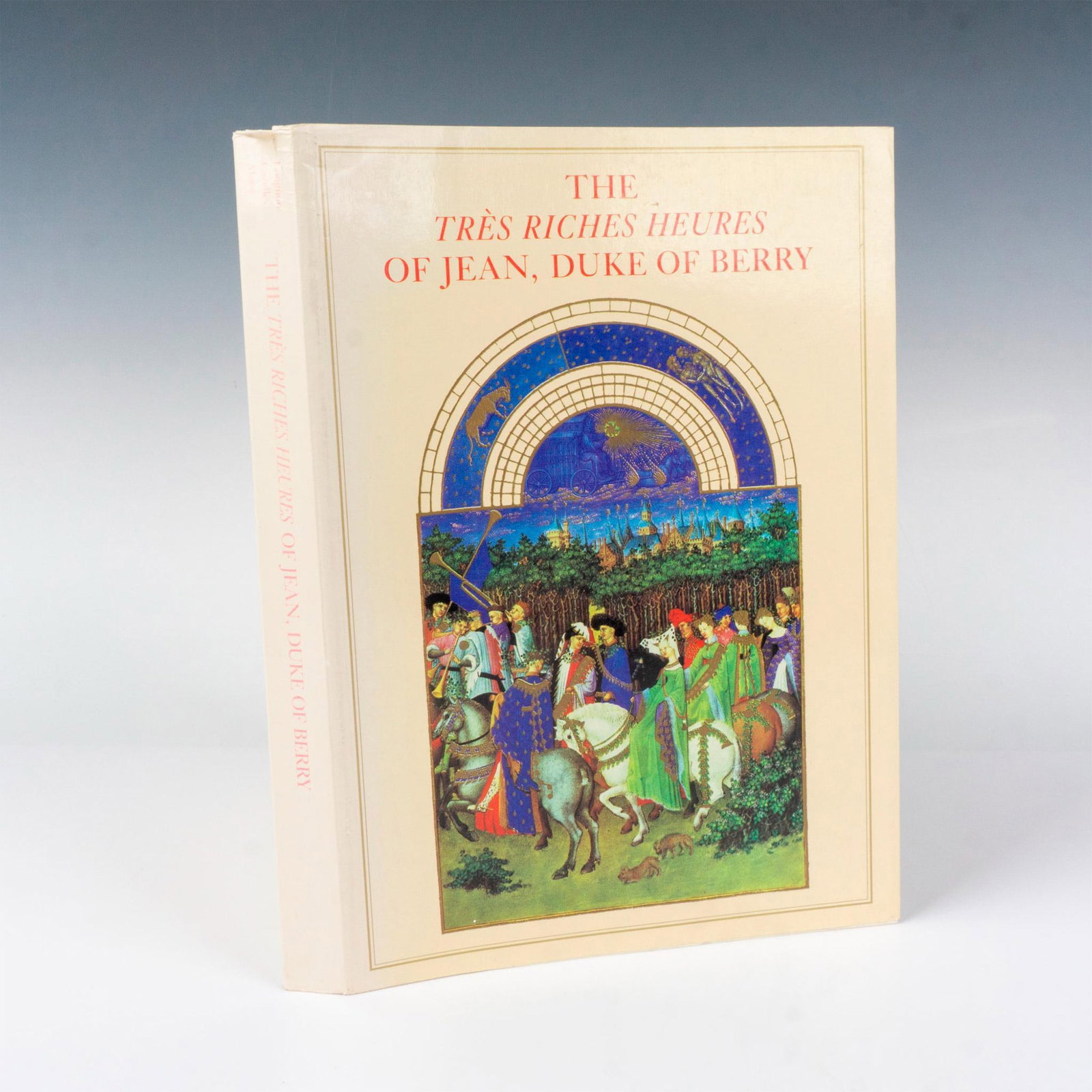 Tres Riches Heures of Jean, Duke of Berry, Illuminated Book: The Tres Riches Heures of Jean, Duke of Berry (The Very Wealthy Hours of Jean, Duke de Berry) is a softcover replica of the International Gothic style book of prayers held at the Musee Conde in Chanti