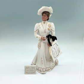 Julene Mechler Hawaiian Figurine + Plaque, Liliuokalani