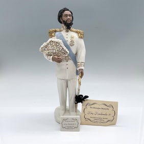 Julene Mechler Figurine + Plaque, King Kamehameha IV