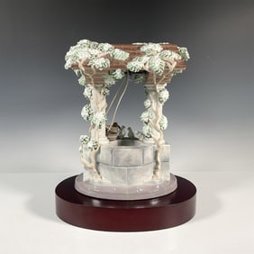 Wishing Well 1007558 - Lladro Porcelain Figurine