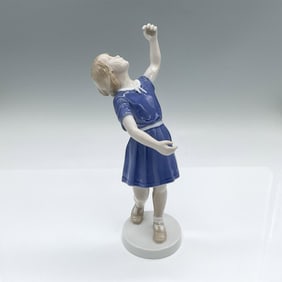 Bing and Grondahl Figurine, There It Went, Girl Looking Up