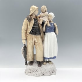 Bing and Grondahl Figurine, Fisherman Family 2025