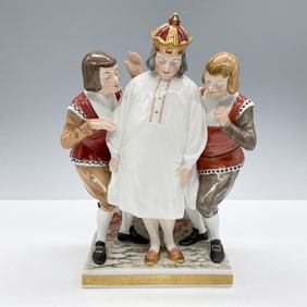 Royal Copenhagen Porcelain Figurine, Emperors New Clothes