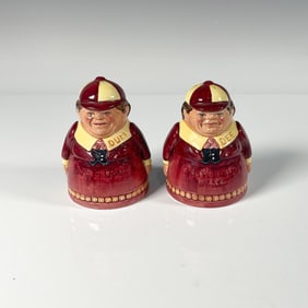 2pc Royal Doulton Salt & Pepper Shakers, Tweedle Dee And Dum