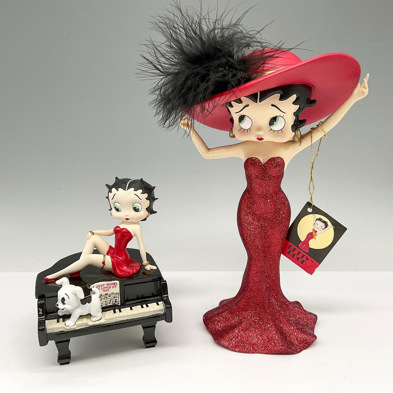 2pc Vintage Collectible Betty Boop Figurine and Music Box (1 of 4)