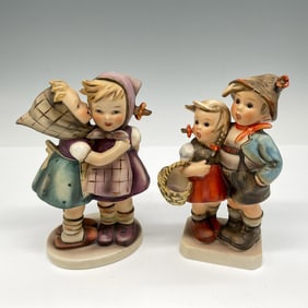 2pc Goebel Hummel Porcelain Figurines, Friends