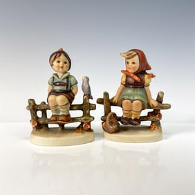 2pc Goebel Hummel Figurines, Harmony & Just Resting