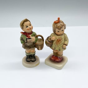 2pc Goebel Figurines, Village Boy and I Brought You A Gift