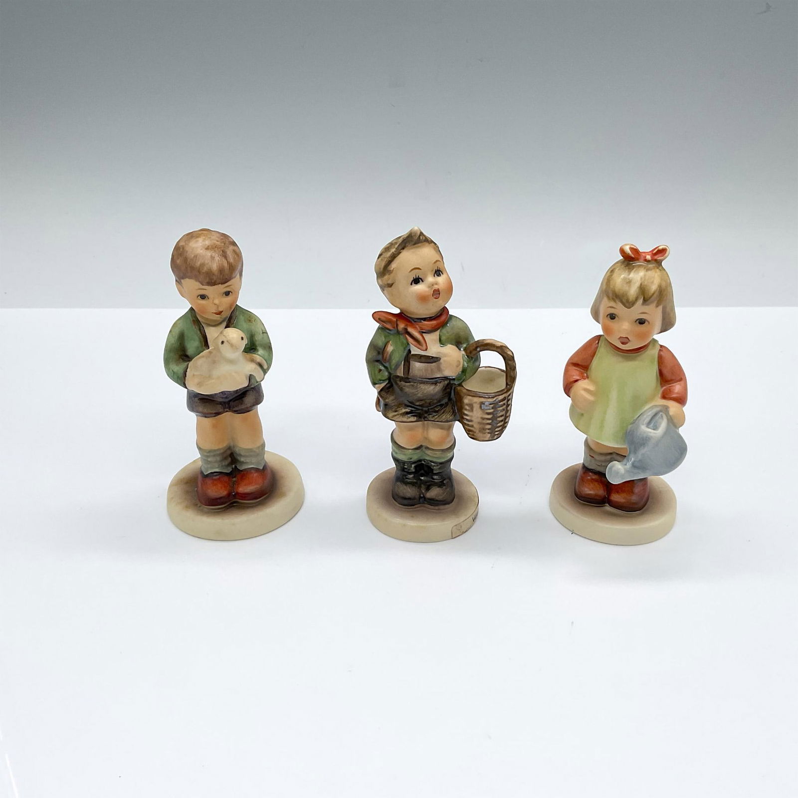 3pc Goebel Figurines, I'll Protect Him, Village Boy + More (1 of 4)