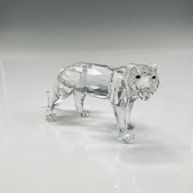 Swarovski Silver Crystal Figurine, Tiger