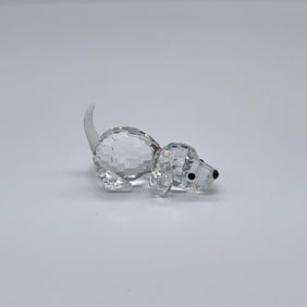Swarovski Crystal Figurine, Beagle Puppy Playing