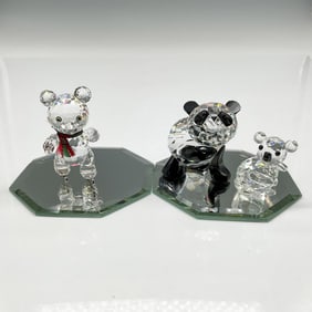 5pc Swarovski Crystal Figurines, Bears