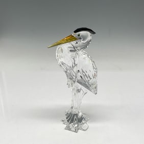 Swarovski Silver Crystal Figurine, Silver Heron