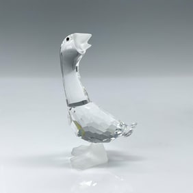 Swarovski Silver Crystal Figurine, Goose Dick