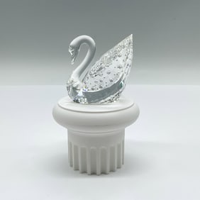 Swarovski Crystal Figurine with Stand, Centenary Swan