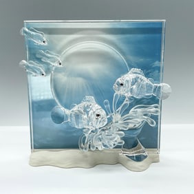 Swarovski Silver Crystal Figurine Wonders of the Sea Harmony