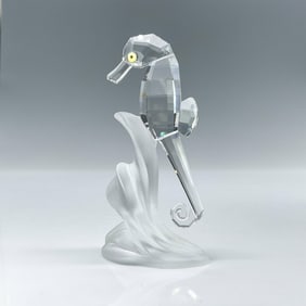 Swarovski Silver Crystal Figurine, Seahorse