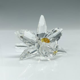 Swarovski Crystal Figurine, Orchid Yellow Center