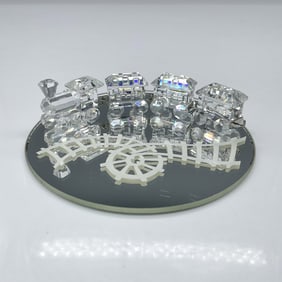 Swarovski Crystal Figurines, Mini Train Set