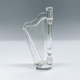 Swarovski Crystal Figurine, Harp