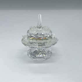 Swarovski Crystal Figurine, Birthday Cake
