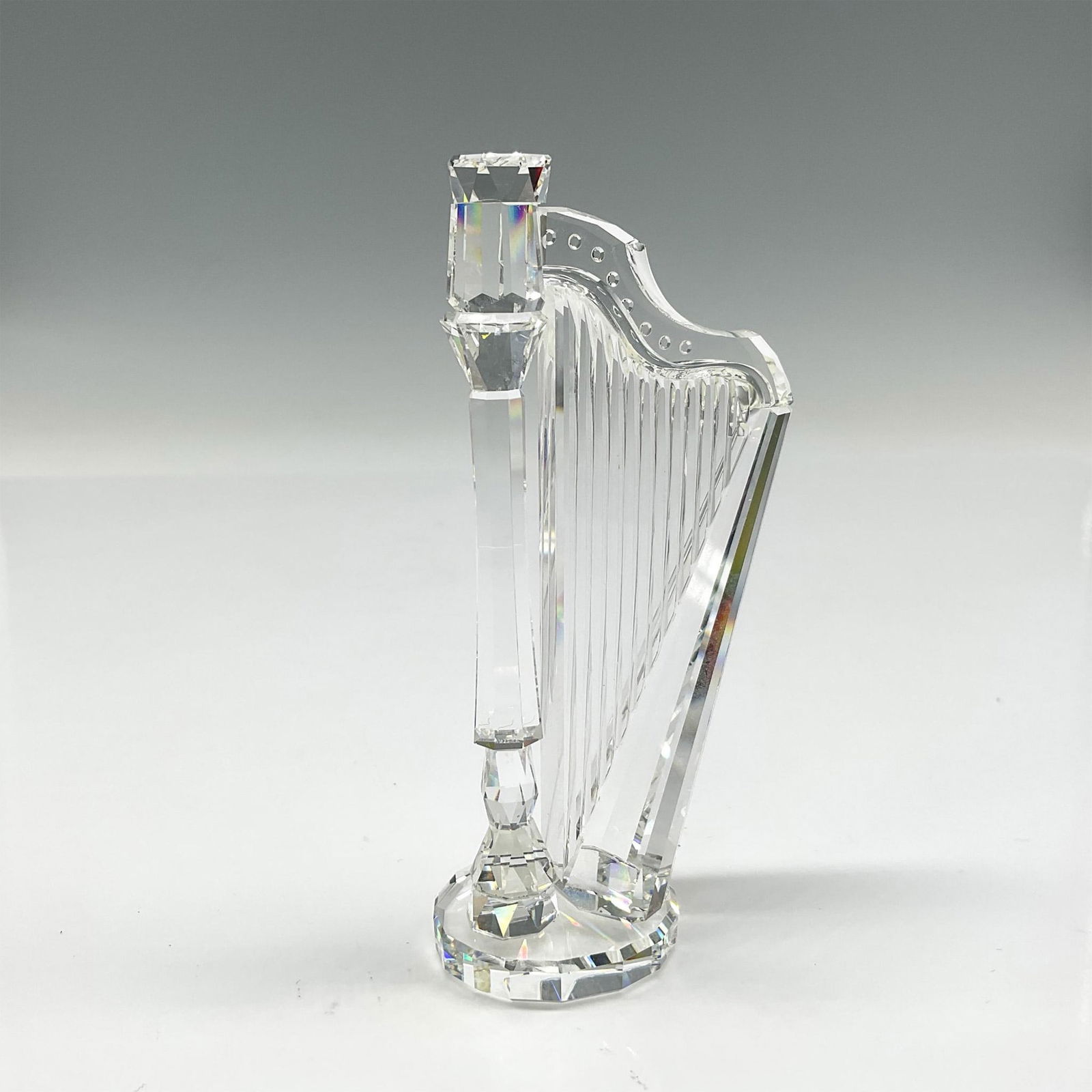 Swarovski Crystal Figurine, Harp (1 of 4)