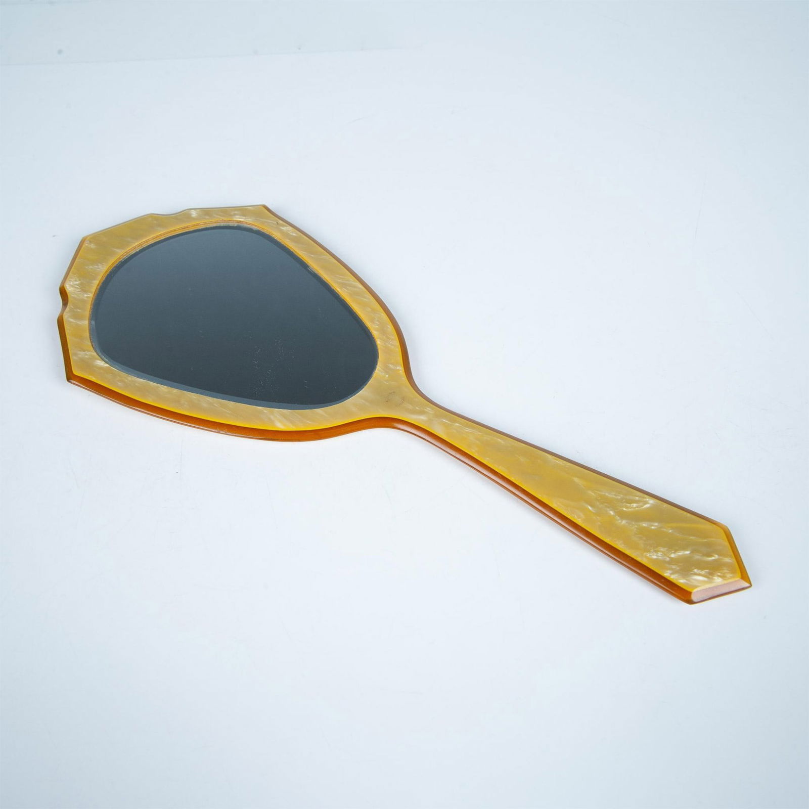 Vintage Carleton Arch Amerith Art Deco Handheld Mirror (1 of 4)