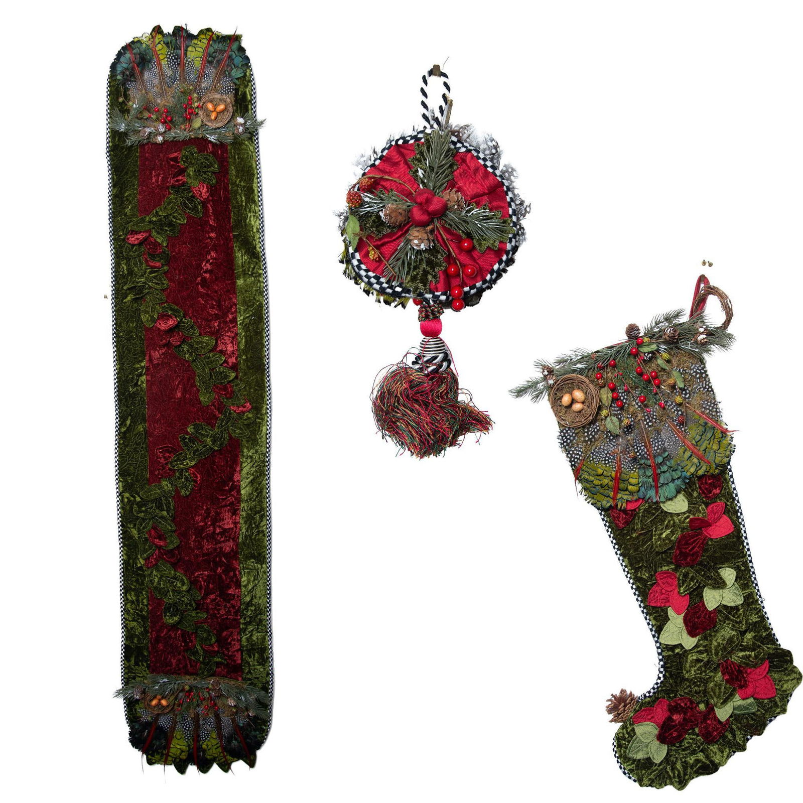 3pc MacKenzie-Childs Holiday Decor Items (1 of 10)