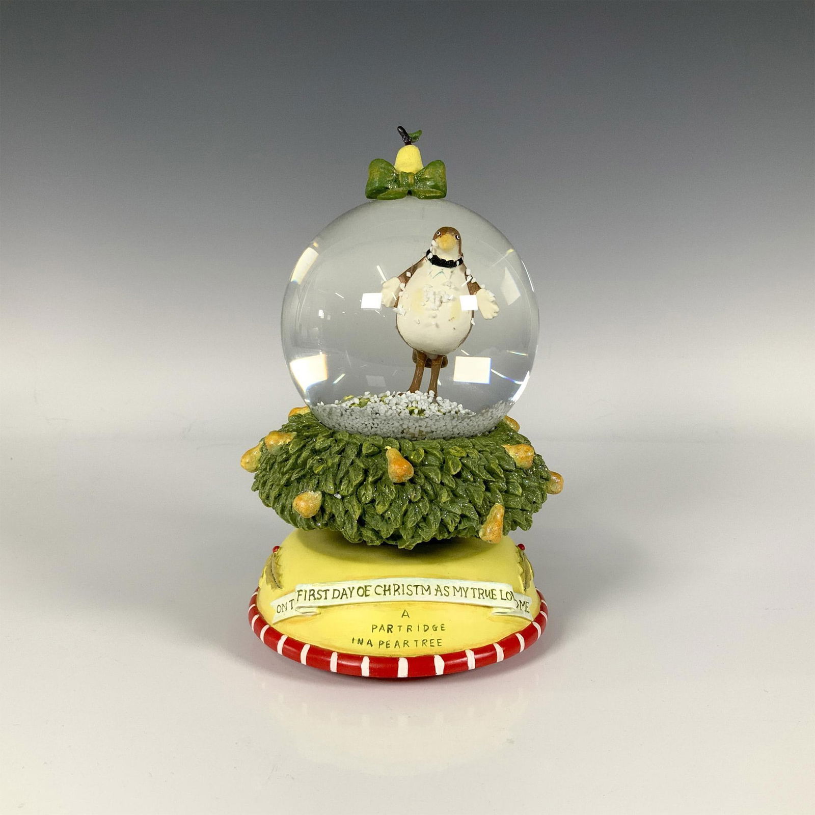 Department 56 Waterglobe Music Box, Partridge In A Pear Tree (1 of 4)