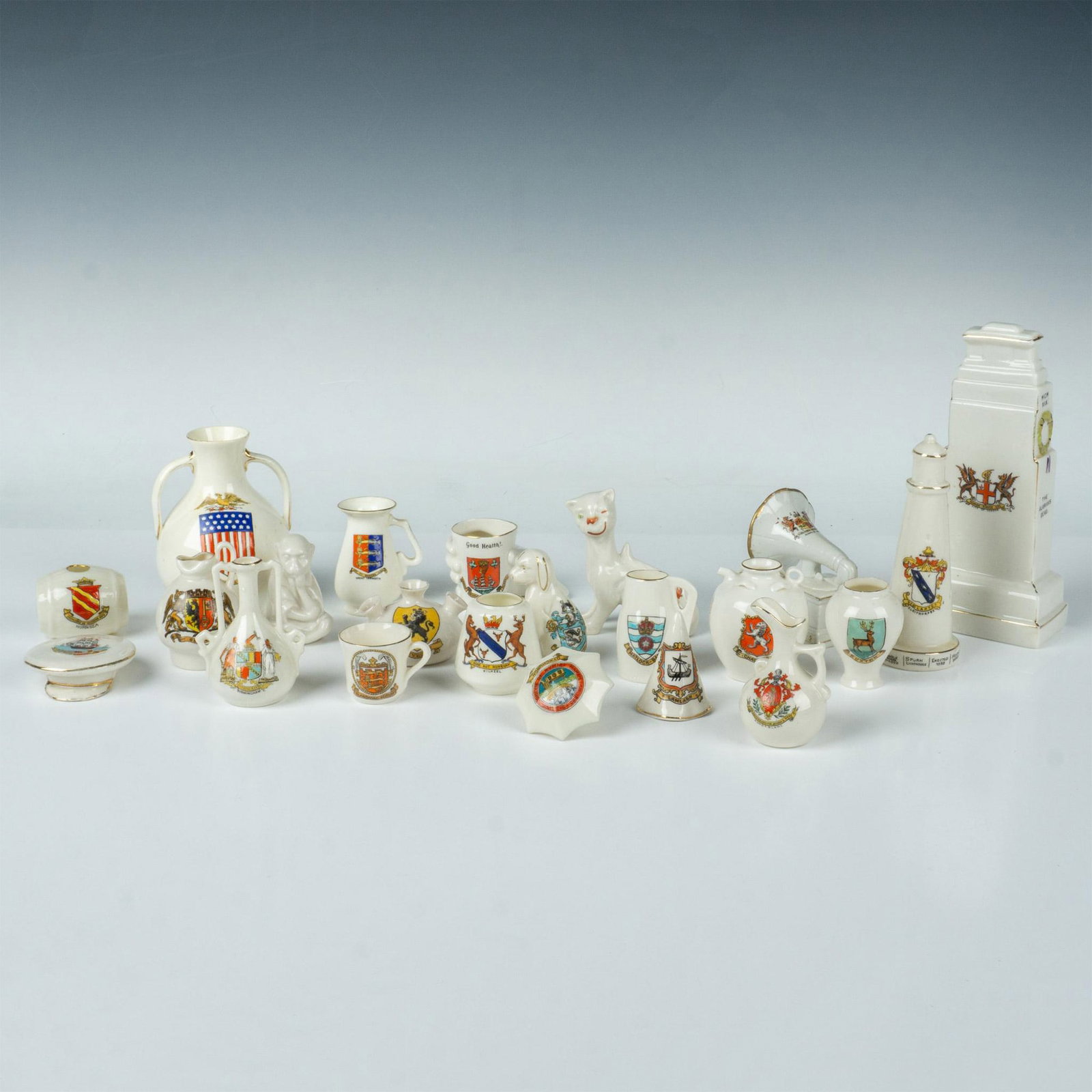 22pc Willow Art & Foley China Porcelain Miniatures (1 of 11)