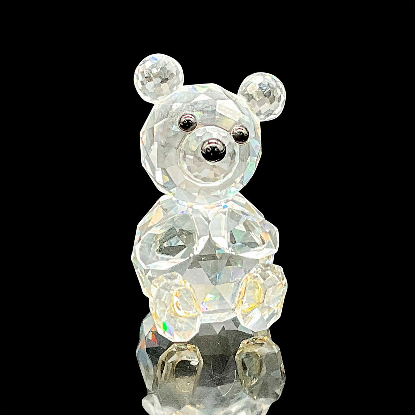 Swarovski Silver Crystal Figurine, Bear (1 of 4)