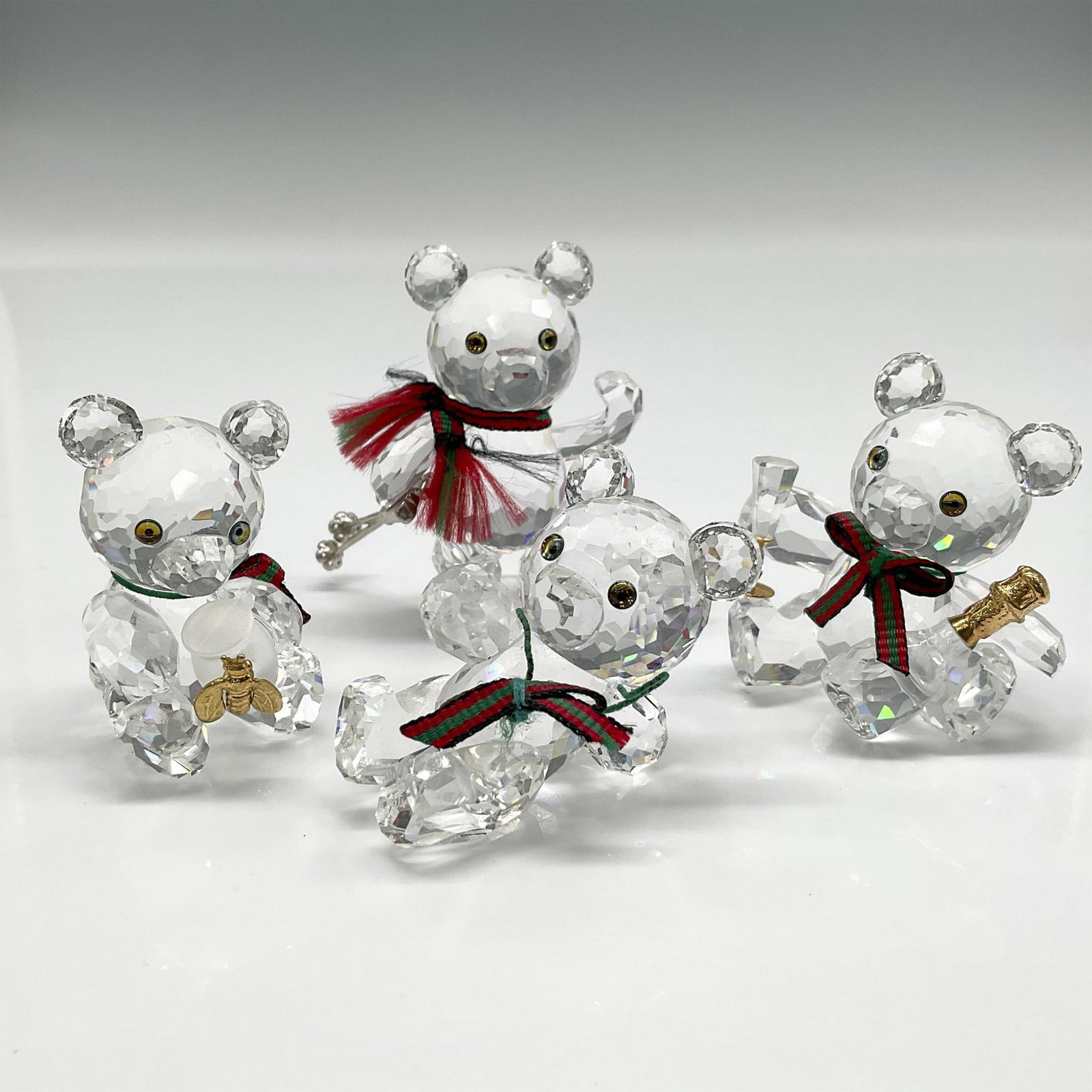 4pc Swarovski Crystal Figurines, Kris Bears (1 of 3)