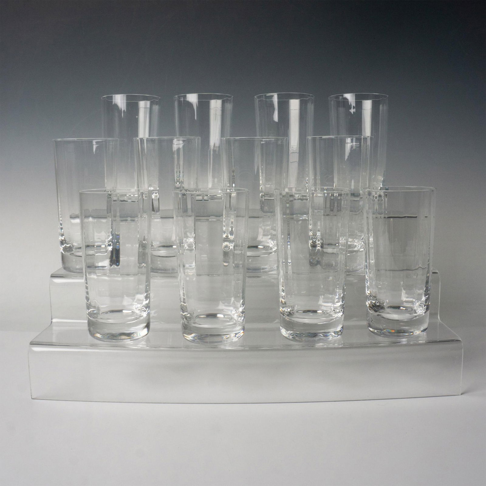 12pc Baccarat Crystal Tumbler Glasses, Montaigne (1 of 6)